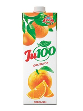 Нектар Апельсиновый Ju100 тетра пак Гост 1л (12)