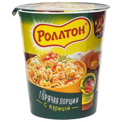 Роллтон Лапша в стакане четыре сыра 70г/24