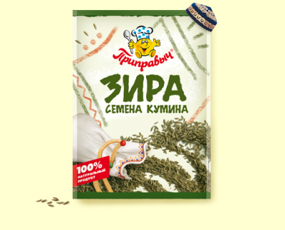 Приправа Зира 10г*35шт (шоу-бокс) Приправыч