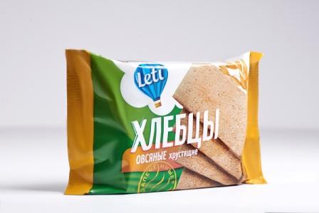 Хлебцы хрустящие запеченые овсяные 60гр*22