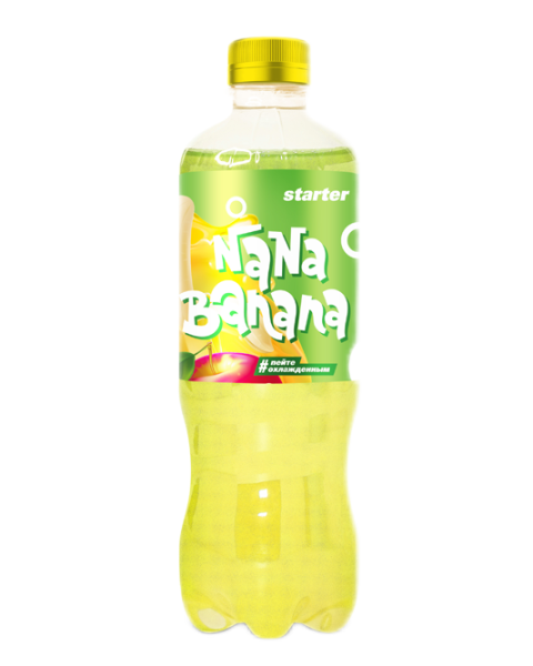 Starter S (со вкусом яблока и банана) 0,5 л